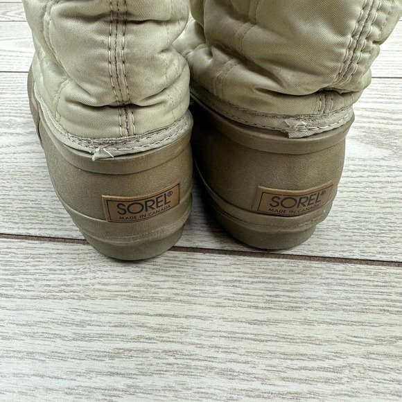 SOREL Quebec Boots Dove Grey ZIpper Closure CANADA by Kaufman Footwear(Read) - Picture 5 of 11